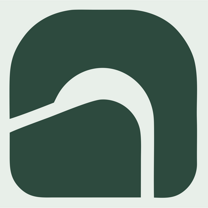 Rounded Square Arch Logo #e8efe9/#2d4a3e