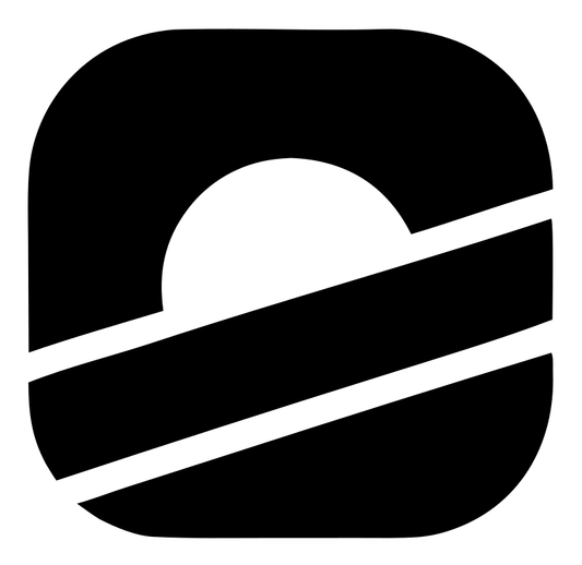 Diagonal Stripe Taco Logo