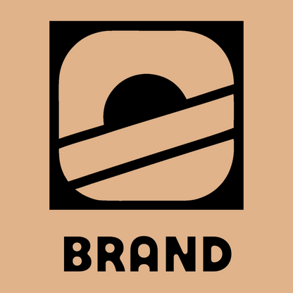 Diagonal Stripe Taco Logo preview