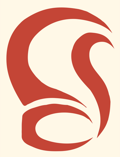 Hand-Drawn Boxing Glove Logo #fff8e7/#c44536