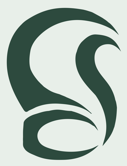 Hand-Drawn Boxing Glove Logo #e8efe9/#2d4a3e