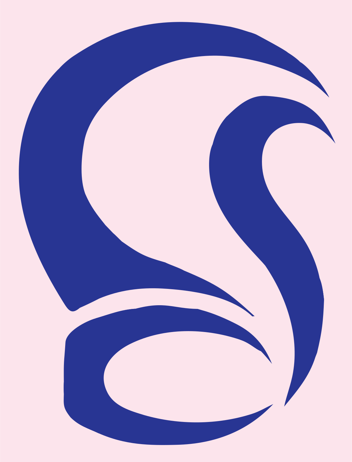 Hand-Drawn Boxing Glove Logo #fce4ec/#283593