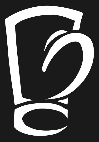 Sketched Boxing Glove Logo #1a1a1a/#ffffff