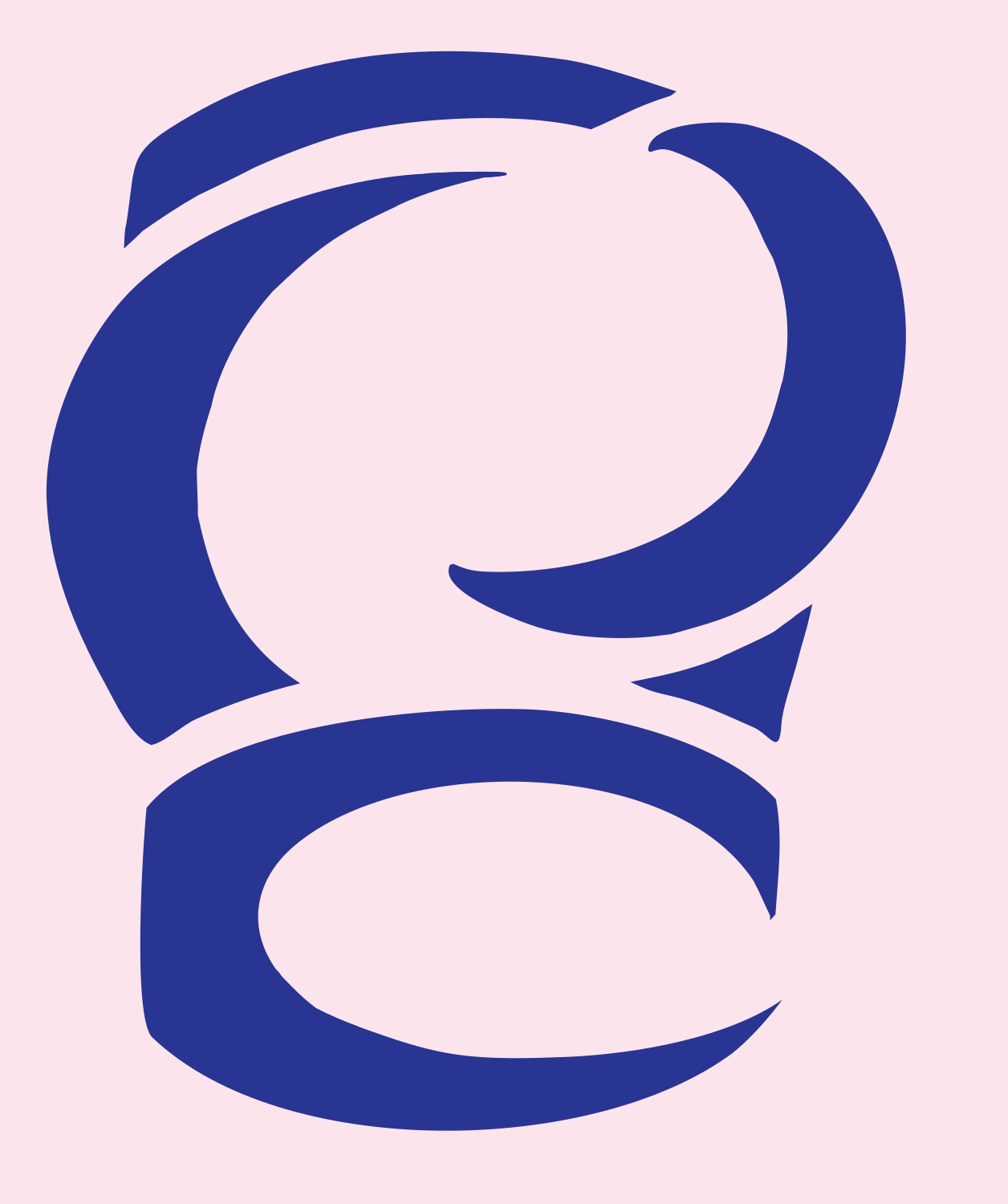 Tribal Boxing Glove Logo #fce4ec/#283593