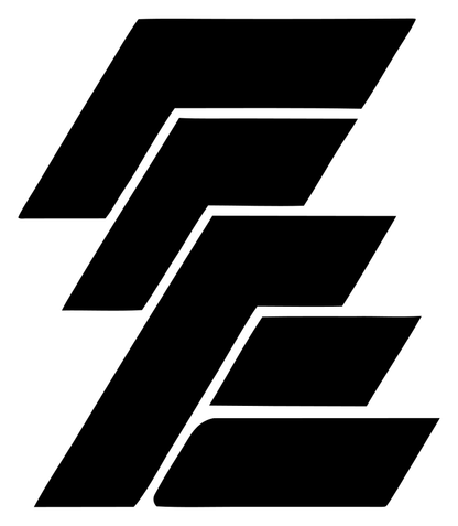 Layered Overlap Hockey Stick Logo