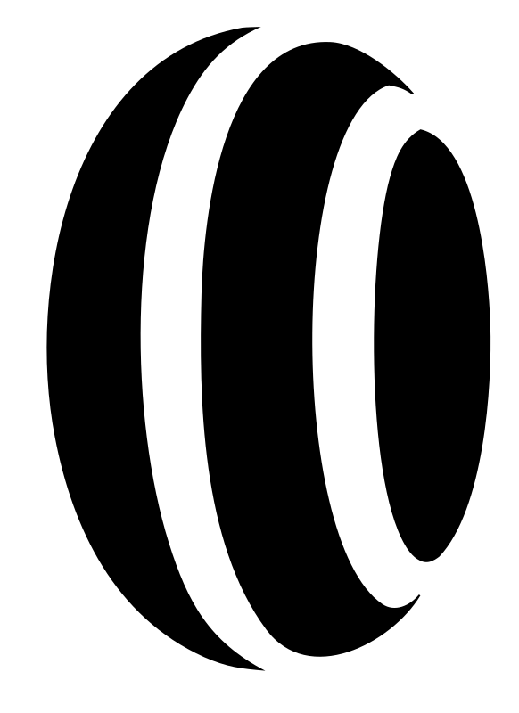 Golf Ball Striped Logo