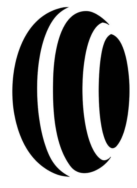 Golf Ball Striped Logo