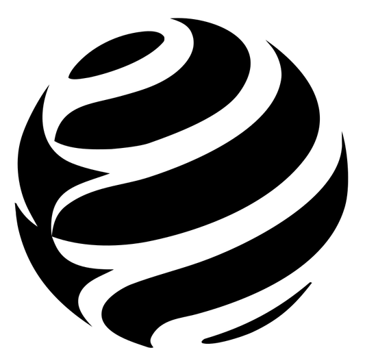 Swirling Golf Ball Logo