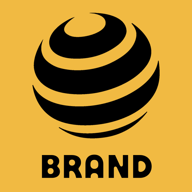Banded Sphere Globe Logo preview