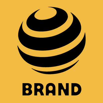 Banded Sphere Globe Logo preview