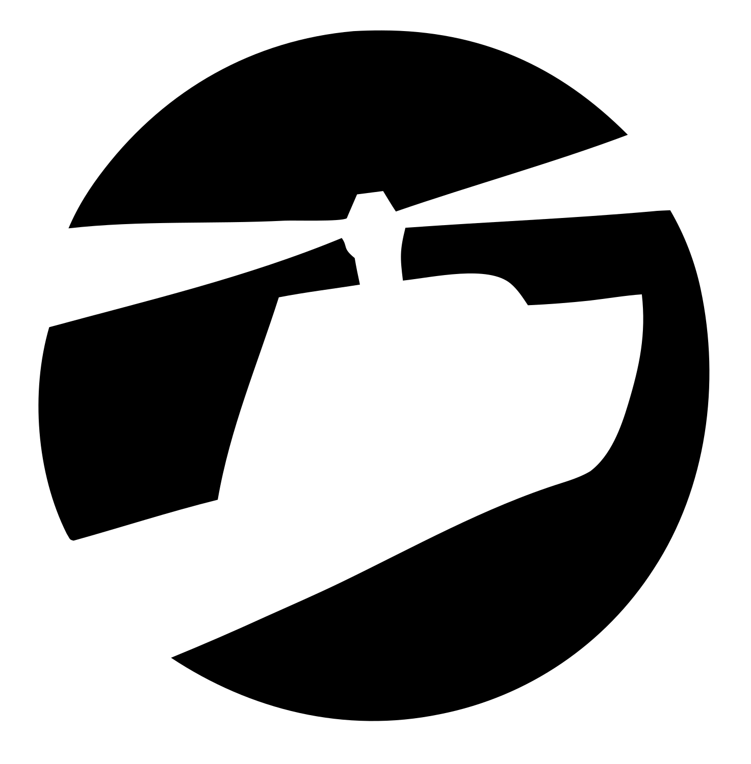 Helicopter Silhouette Badge Logo #ffffff/#000000