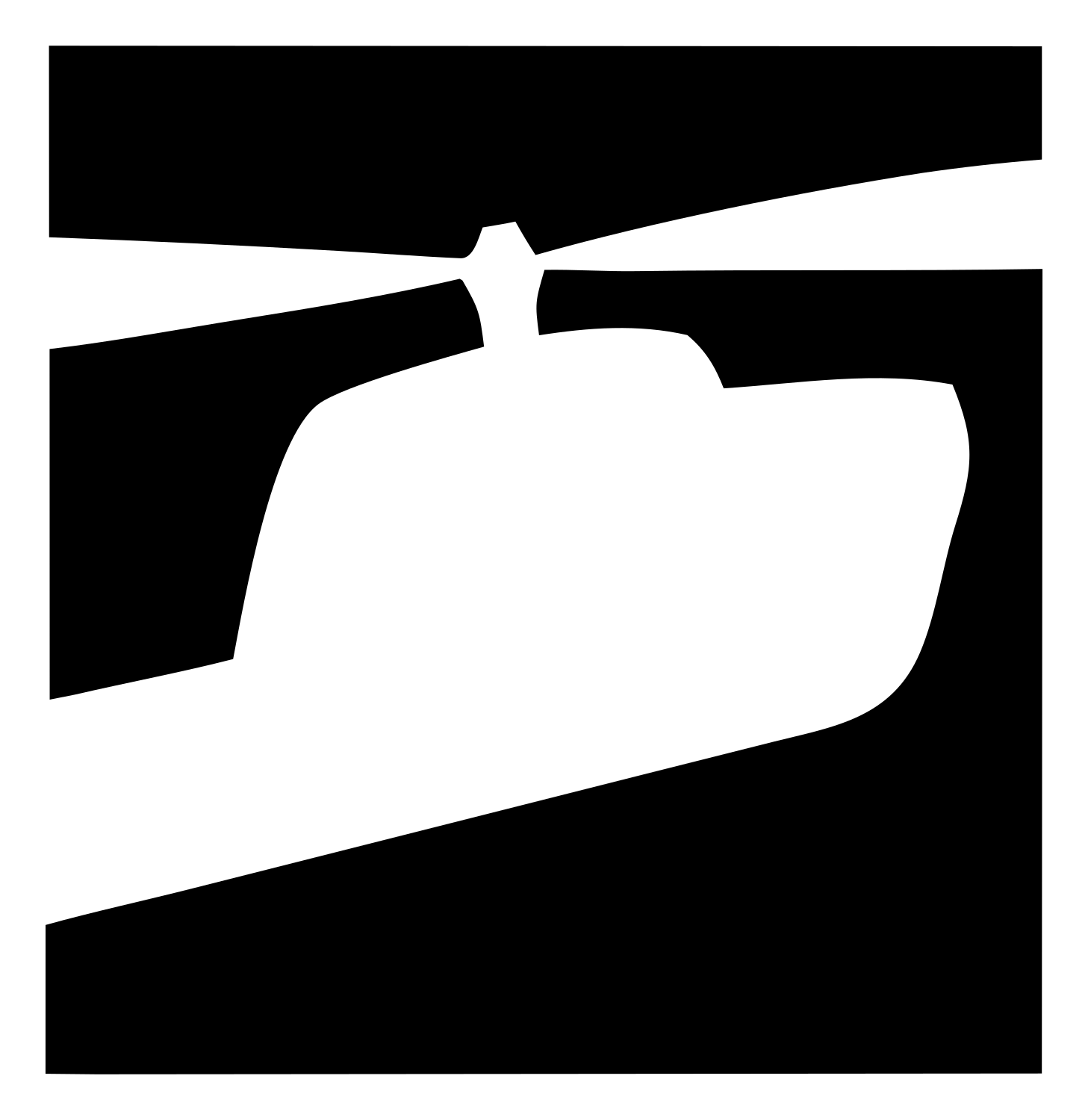 Helicopter Cockpit Closeup Logo #ffffff/#000000