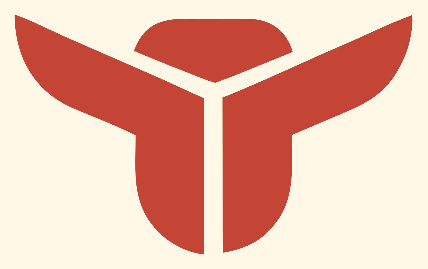 Motorbike Geometric Logo Set #fff8e7/#c44536