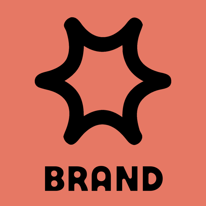Rounded Star Outline Logo preview