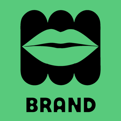 Lips Rounded Square Logo preview
