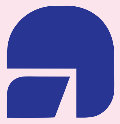 Arch Cutout Foot Logo #fce4ec/#283593