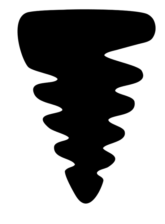 Tornado Swirl Screw Logo