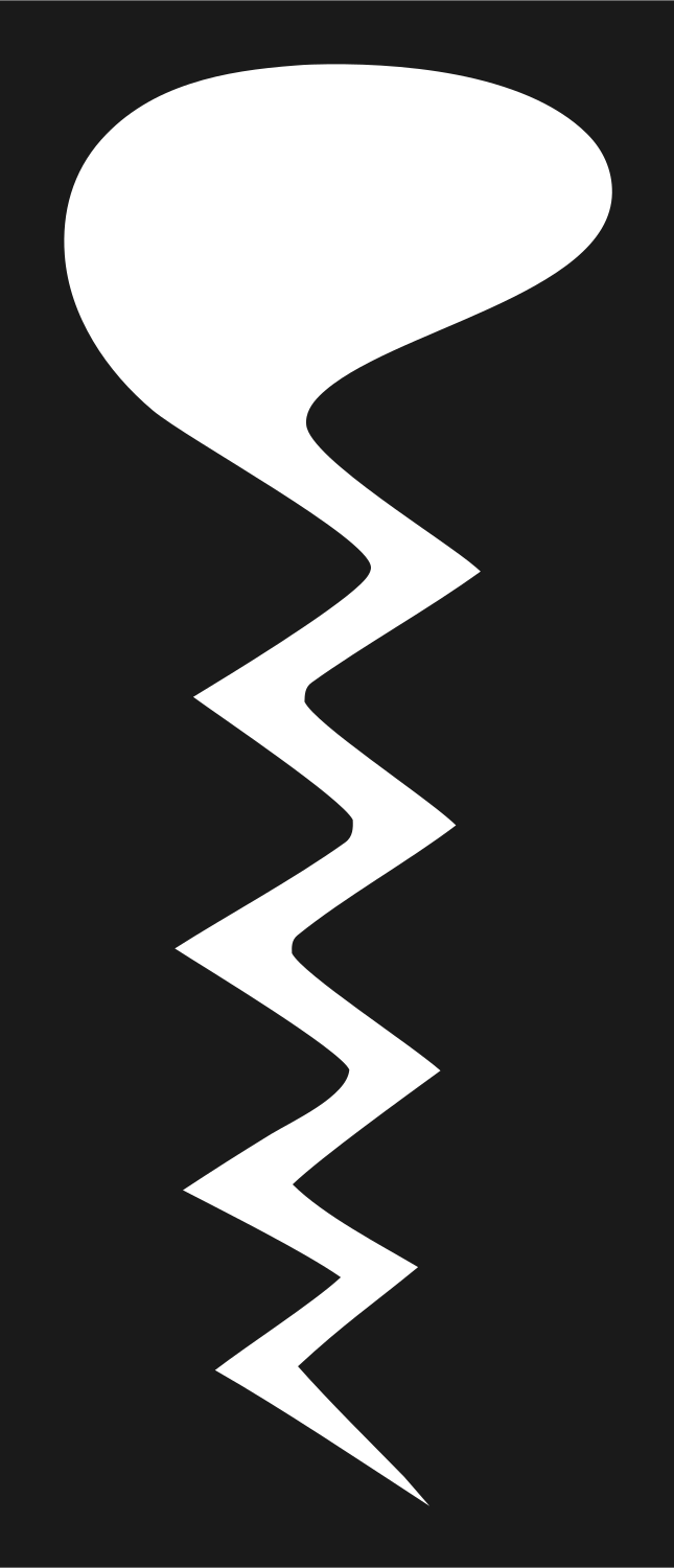 Zigzag Drill Bit Logo #1a1a1a/#ffffff
