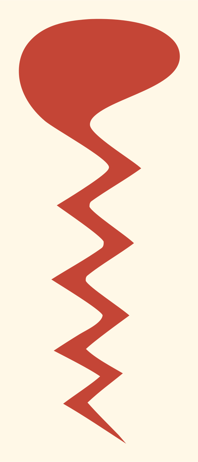 Zigzag Drill Bit Logo #fff8e7/#c44536