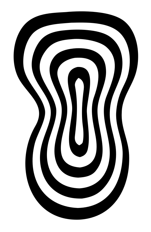 Concentric Wavy Contour Logo