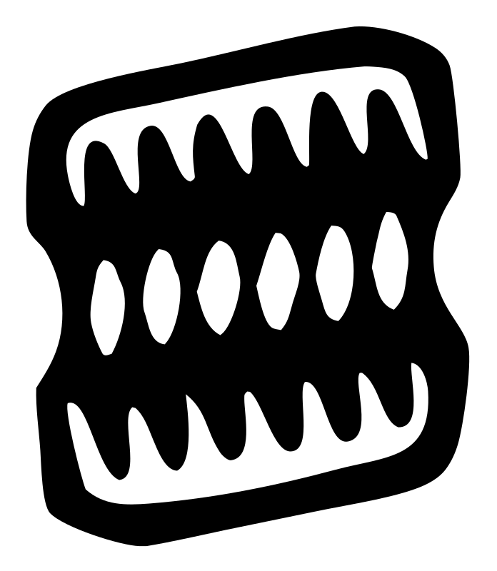 Jagged Teeth Saw Logo