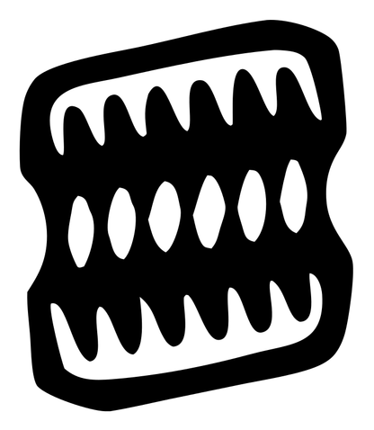 Jagged Teeth Saw Logo