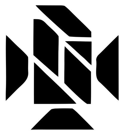 Fragmented Microphone Capsule Logo