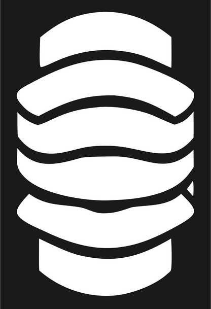 Sliced Microphone Capsule Logo #1a1a1a/#ffffff