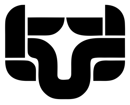 Abstract Ram Face Logo #ffffff/#000000