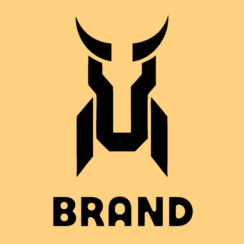 Geometric Bull Head Logo Duo preview