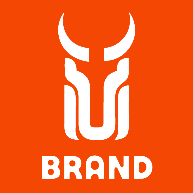 Bull Skull Vertical Logo preview
