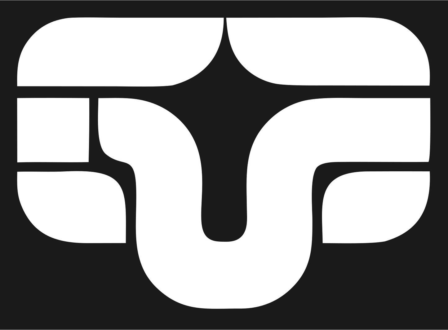 Ram Horn Mask Logo #1a1a1a/#ffffff
