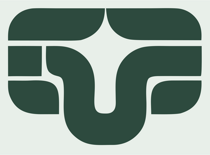 Ram Horn Mask Logo #e8efe9/#2d4a3e