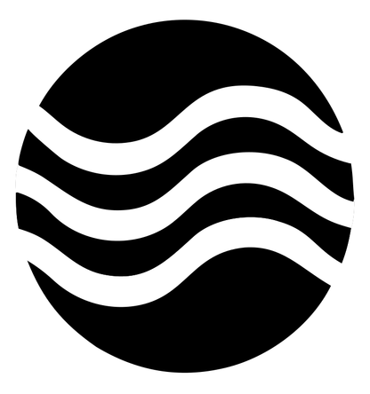 Triple Wave Circle Logo