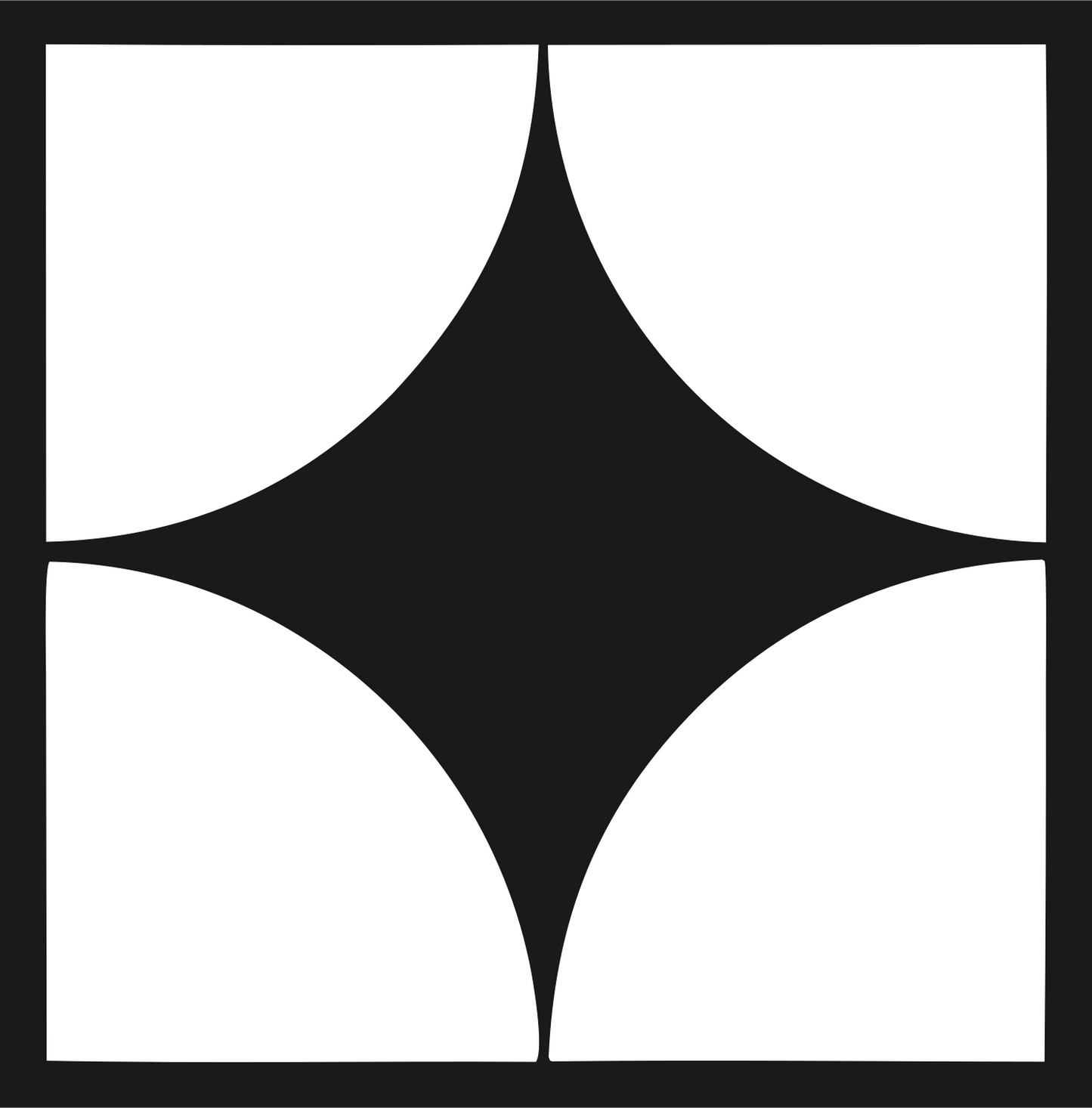 Spiral Vortex River Logo #1a1a1a/#ffffff