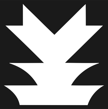 Brutalist Desert Icons Logo #1a1a1a/#ffffff