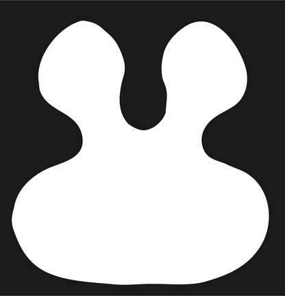 Twin Peaks Silhouette Logo #1a1a1a/#ffffff