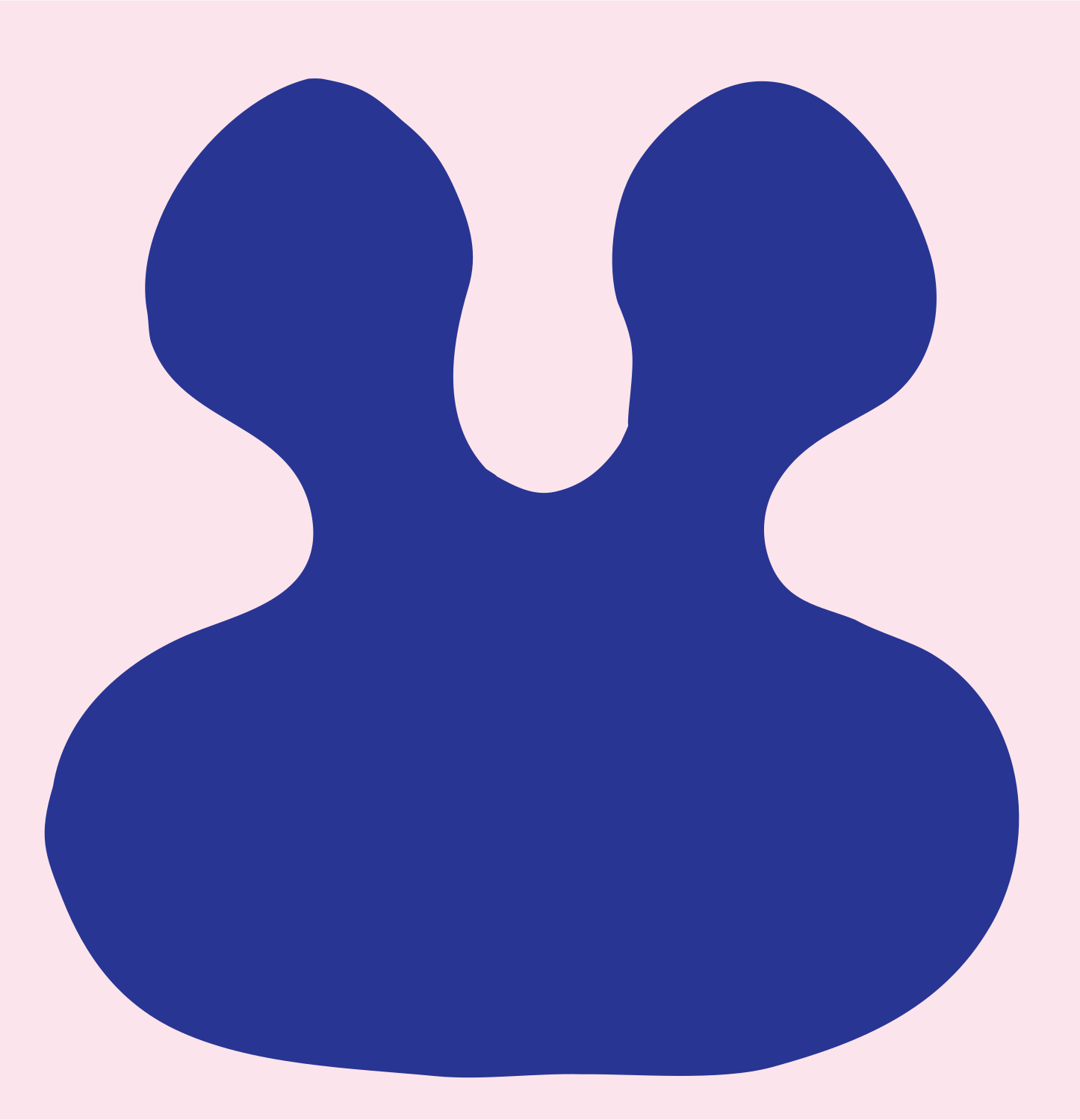 Twin Peaks Silhouette Logo #fce4ec/#283593