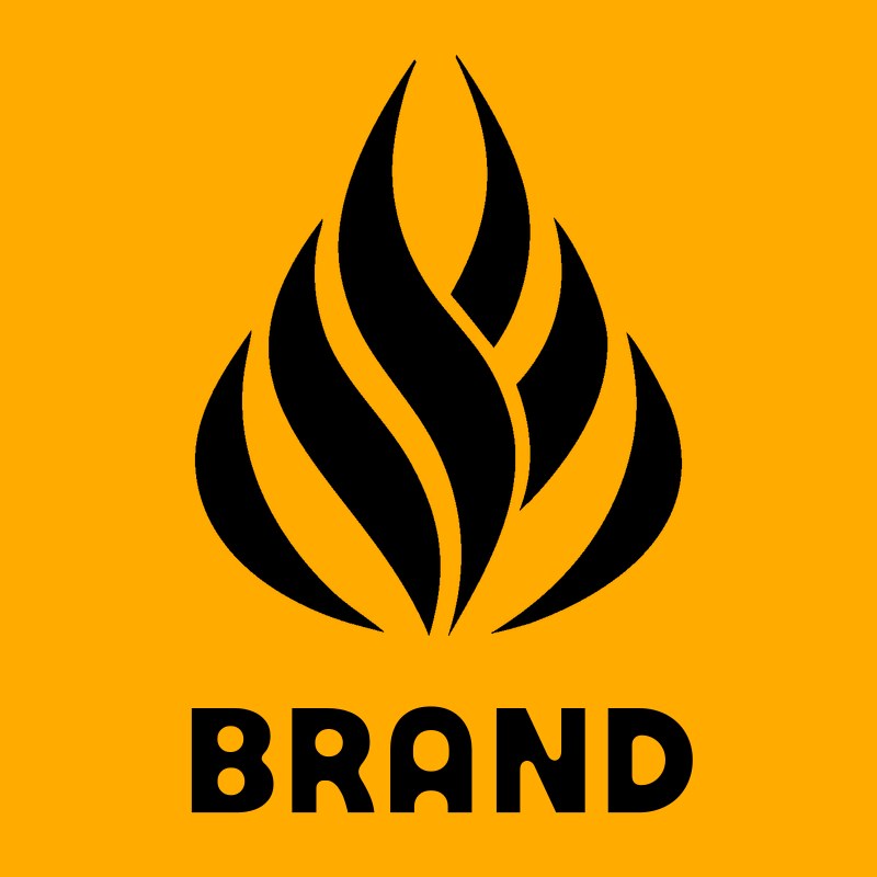 Layered Flame Swirl Logo preview