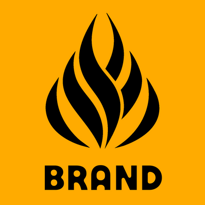 Layered Flame Swirl Logo preview