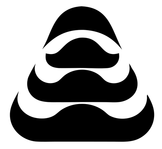 Stacked Dome Layers Logo