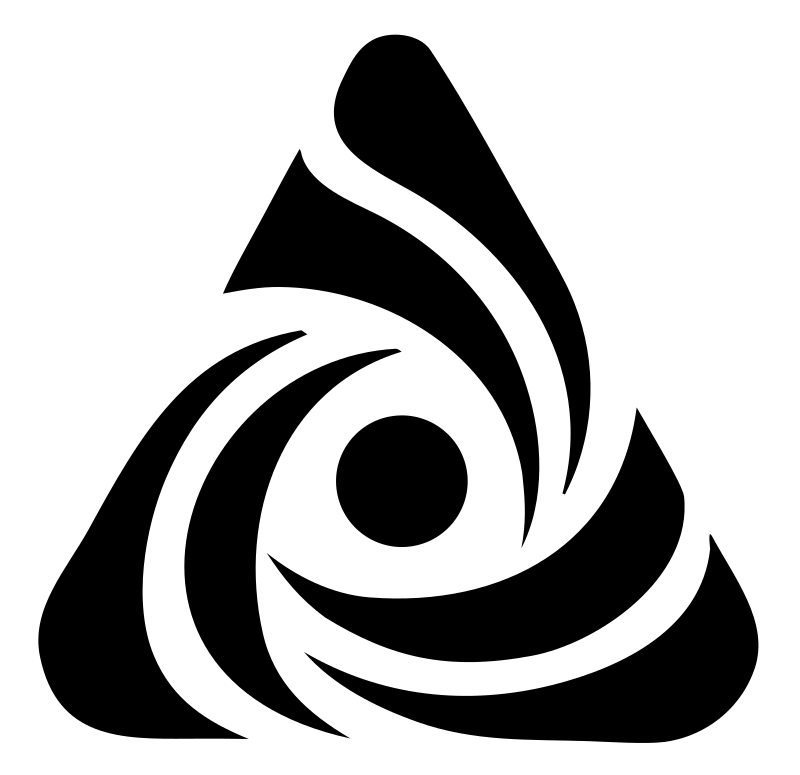 Swirl Vortex Triangle Logo