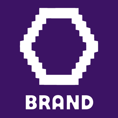 Pixel Hexagon Outline Logo preview