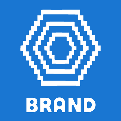 Pixel Nested Hexagon Logo preview