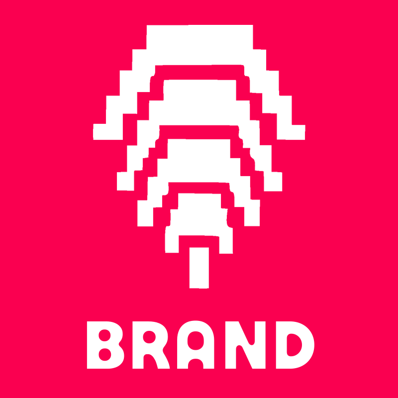 Pixel Helmet Visor Logo preview