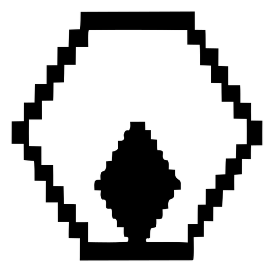 Pixel Lantern Hexagon Logo