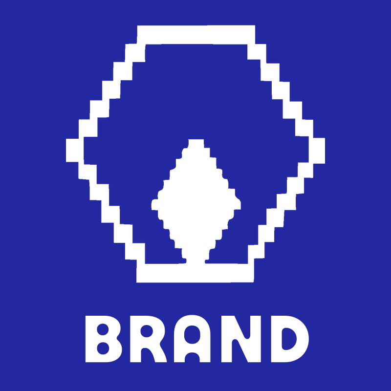 Pixel Lantern Hexagon Logo preview