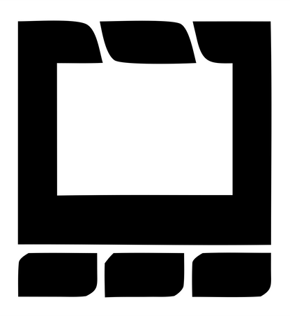 Tablet Keyboard Dock Logo #ffffff/#000000