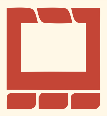 Tablet Keyboard Dock Logo #fff8e7/#c44536