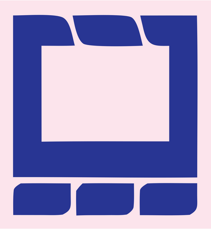 Tablet Keyboard Dock Logo #fce4ec/#283593